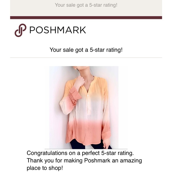 SUMMER OMBRÉ BUTTON DOWN SHIRT - sherbet - Picture 2 of 7